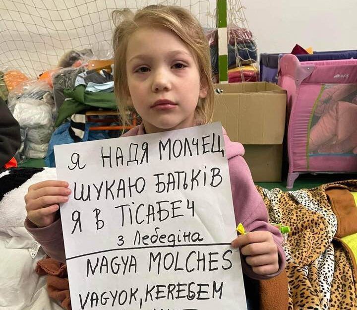 Hatéves ukrán kislány keresi a szüleit Tiszabecsen