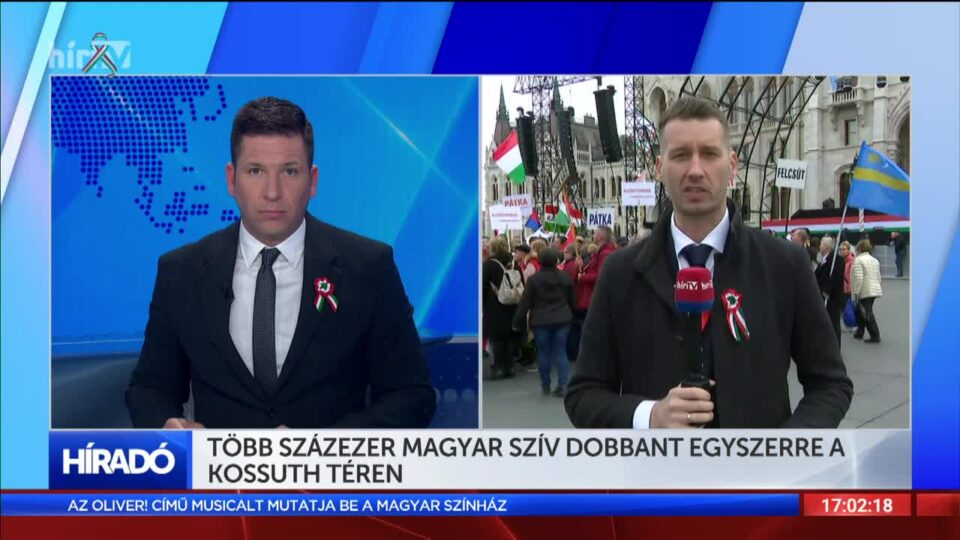 Több százezer magyar szív dobbant egyszerre a Kossuth téren
