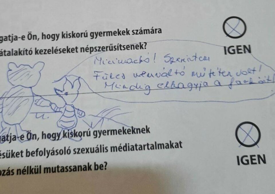 Fotók: Sokan szavaznak érvénytelenül, de annál kreatívabban a gyermekvédelminek nevezett népszavazáson