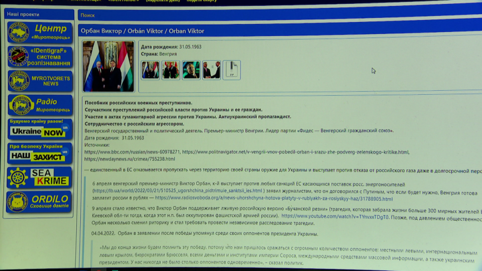 Orbán Viktor is felkerült Ukrajna ellenségeinek listájára