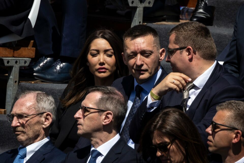 Rogán Antal az új feleségét is elvitte Novák Katalin beiktatására