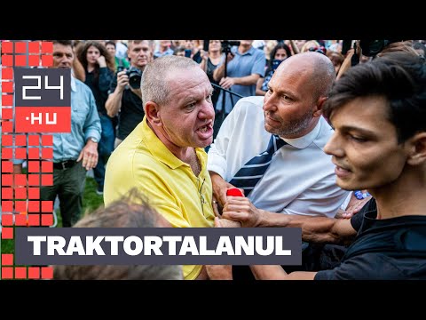 Milyen egy gazdatüntetés traktorok és gazdák nélkül? | 24.hu