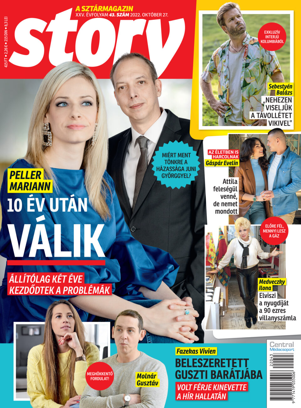 10 év házasság után válik Peller Mariann és Juni György