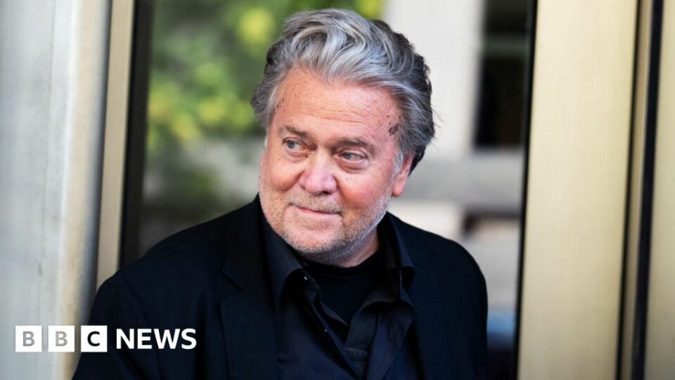 Steve Bannon: Former Trump strategist facing jail time in contempt case