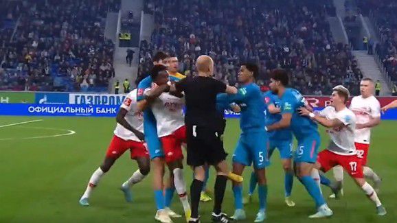 tömegverekedés az orosz rangadón – hat piros lap is villant