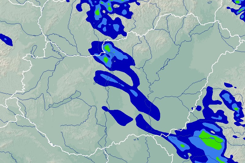 Mutatjuk, mikor ered el az eső