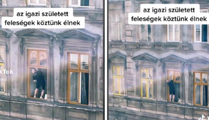 Zokniban pucolt ablakot egy budapesti nő