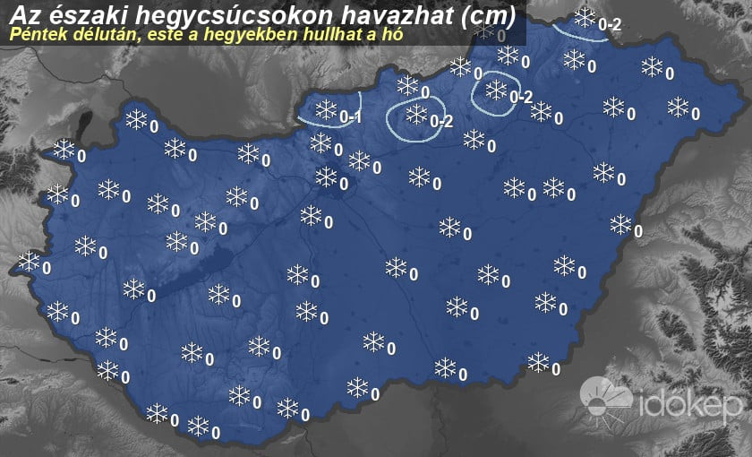 Órákon belül megérkezhet a havazás: mutatjuk, hol eshet ma este