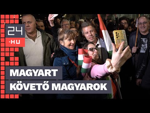 „Végre valaki csinált valamit” – így vonult Magyar Péter kedd este követőivel | 24.hu