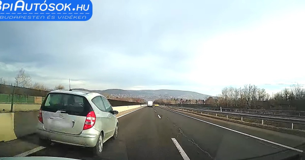 Ámokfutó módon előzött a Mercedes sofőrje az M7-es autópályán: kis híján brutális baleset lett a vége