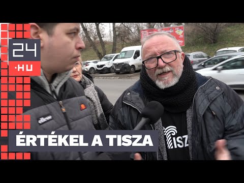 „Bízunk a rendszerváltásban” – a Tisza-kongresszusra érkezőket kérdeztük | 24.hu
