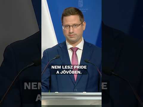 Gulyás Gergely: Pride a megismert formájában nem lesz többet #gulyásgergely #pride #orbánviktor
