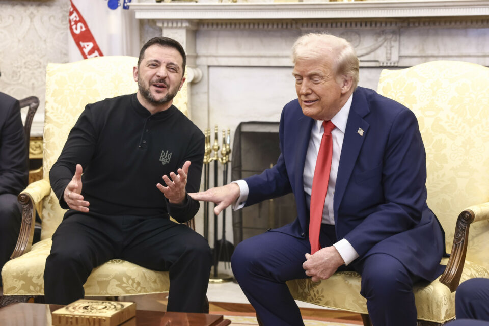 Zelenszkij megérkezett a Fehér Házba Donald Trumphoz