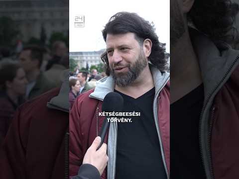 Tudsz egy jó nevet az új törvénynek? #24ponthu #tüntetés #puzsérróbert #kossuthtér