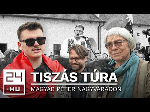 „Reméljük, hogy nálatok is minél hamarabb rendbe jönnek a dolgok” – Magyar Péter Nagyváradon