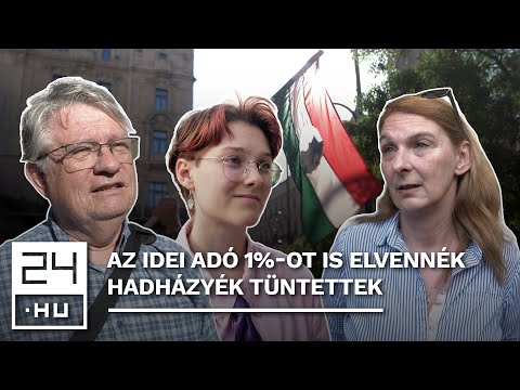 „Felháborító, hogy nem dönthetem el, kit akarok támogatni” – tüntetők az átláthatósági törvényről